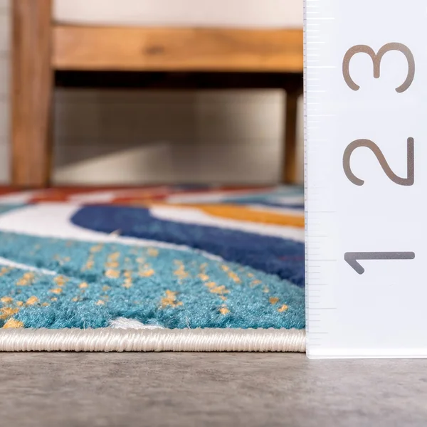 nuLOOM Summer Textured Zebra Stripes Beige 8 ft. x 10 ft. Indoor/Outdoor Area Rug