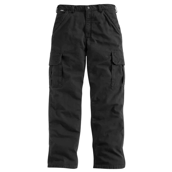 Carhartt Men's Flame Resistant Canvas Cargo Pant - 32x34 - Black