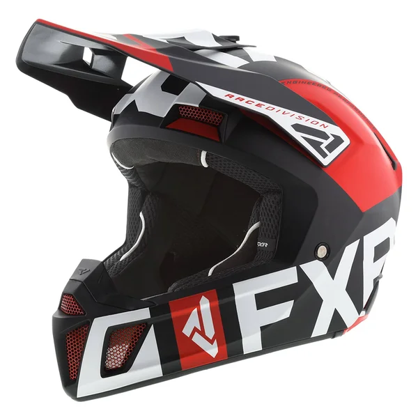 FXR Clutch Evo Helmet - Red/Black/White - Small