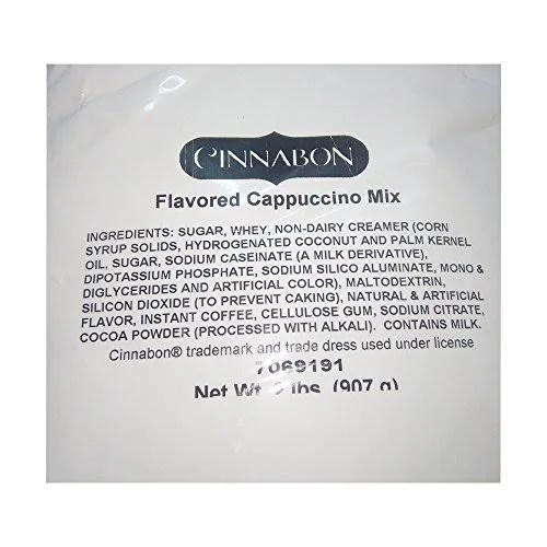 2 Pack of Cinnabon Flavored Instant Cappuccino Mix 2 Pound Bags