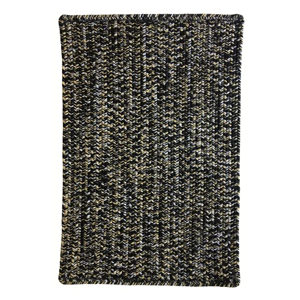 Capel Rugs Team Spirit 0301 Vertical Stripe Rectangle Braided Rug - Burgundy Black - 1& 8 inch x 2& 6 inch
