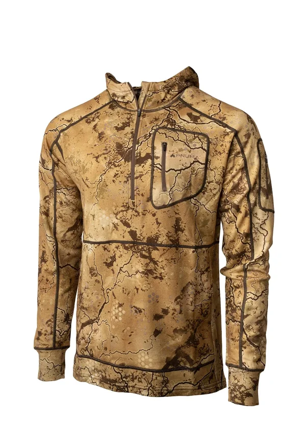 PNUMA Hunting Merino Wool Gunnison Hoodie, Terra, M