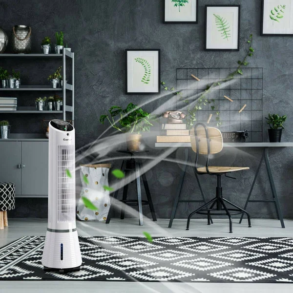 Costway Portable Air Humidify Tower Fan with Remote Control