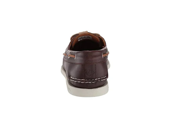 Sperry Top-Sider Men's Authentic Original 2-Eye 85th Anniversary Shoe, Size: 8.5, Brown/White Leather