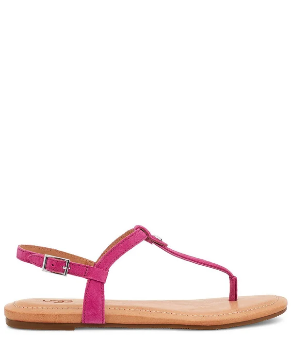 Ugg Women's Madeena Suede Sandals in Pink, Size 11