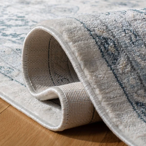 Safavieh Isabella Collection ISA919B Area Rug, 6& 7x22 Round, Cream/Beige