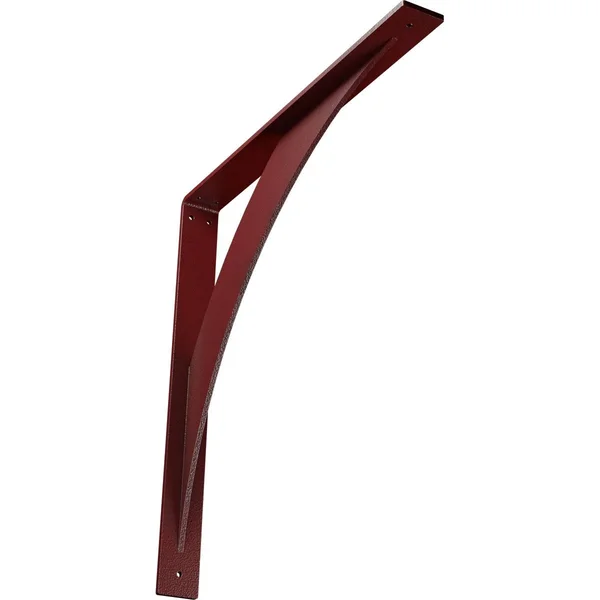 2x22W x 20x22D x 20x22H Legacy Steel Bracket Hammered Bright Red