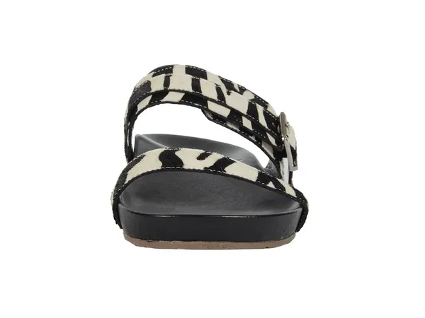 Women's Vionic with Orthaheel Technology Samar Sandal, Black Zebra