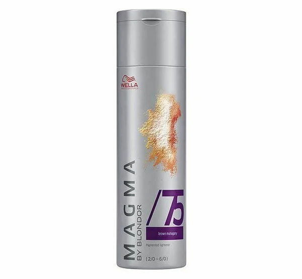 Wella /75 Magma Hair Highlights Colour 4.2oz Braun-Mahagoni
