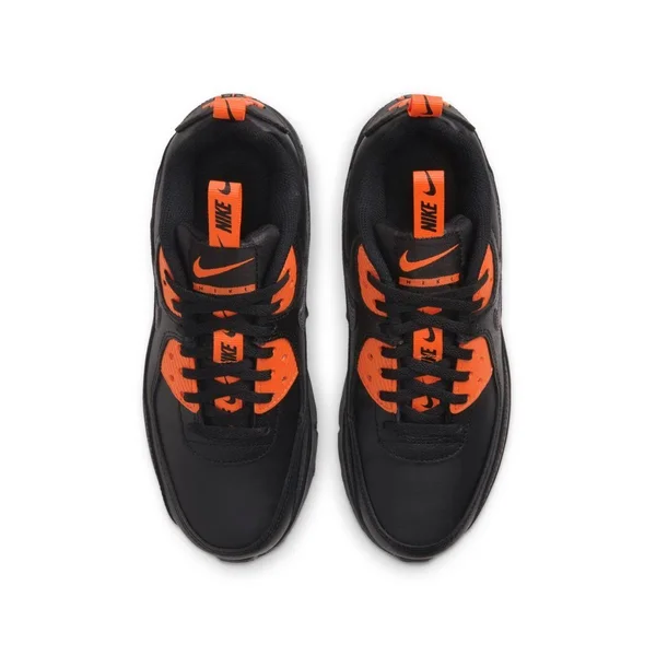 Nike Air Max 90 SE Big Kids& Shoes in Black - Size: 4Y, CT5231-001