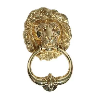 DJA Imports Lion Door Knocker Finish: Polished Brass