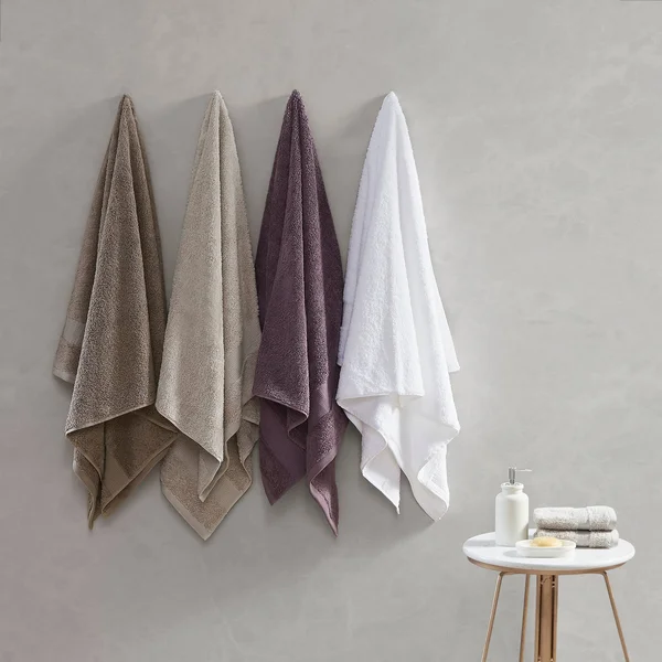 Madison Park Signature Luxor 100-percent Egyptian Cotton 6 Piece Towel Set (White)