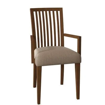 Skyline Solid Wood Dining Chair Saloom Furniture Body Fabric: Sunbrella Sailcloth Sahara, Frame Color: Aurora