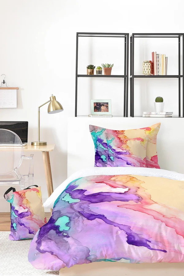 Rosie Brown Color My World Duvet Set by Deny Designs, Size: Twin