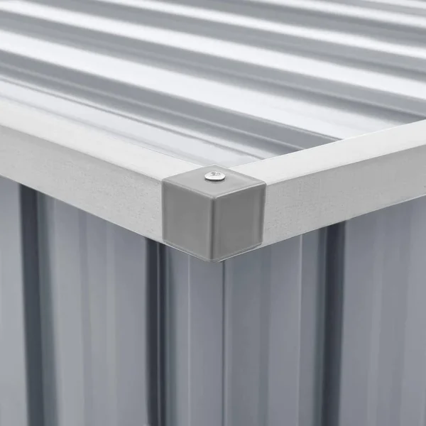 vidaXL Garden Storage Box Gray 50.8x22x26.4x22x25.6x22