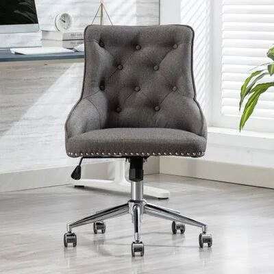 Task Chair Red Barrel Studio Upholstery Color: Gray