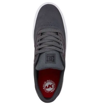 DC Shoes Kalis Vulc S Skate Shoes - Grey/Black 9.5