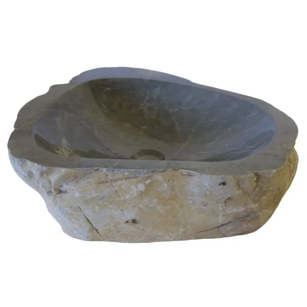 Miseno MNOCS Natural Stone 17x22 Specialty Vessel Bathroom Sink - Royal Cobblestone