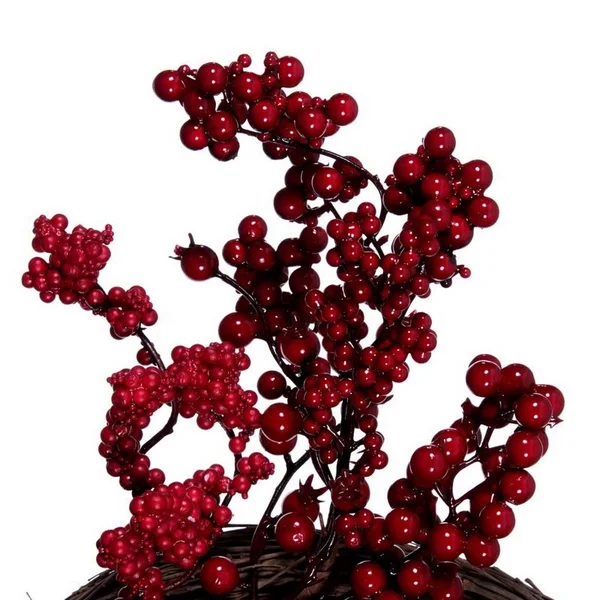 Vickerman EH210122 24 in. Berry Wreath Red - 24 x 24 x 3 in
