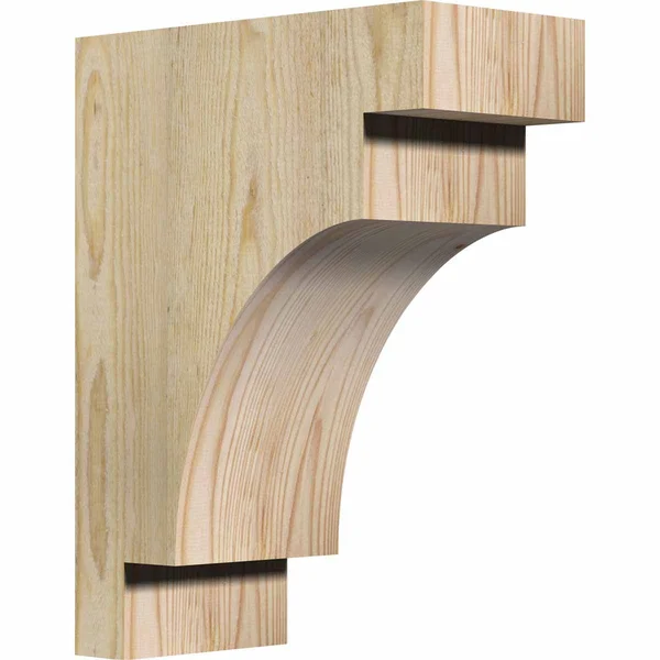 6x22W x 12x22D x 16x22H Mediterranean Rough Sawn Corbel, Douglas Fir