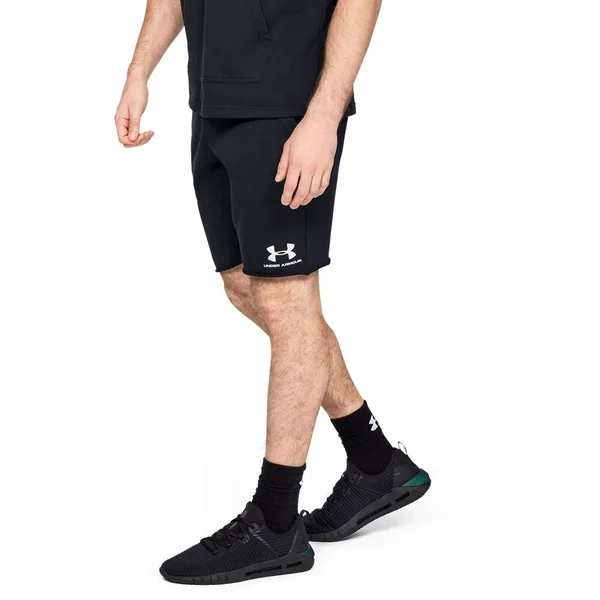 Under Armour Men's Black Sportstyle Terry Shorts