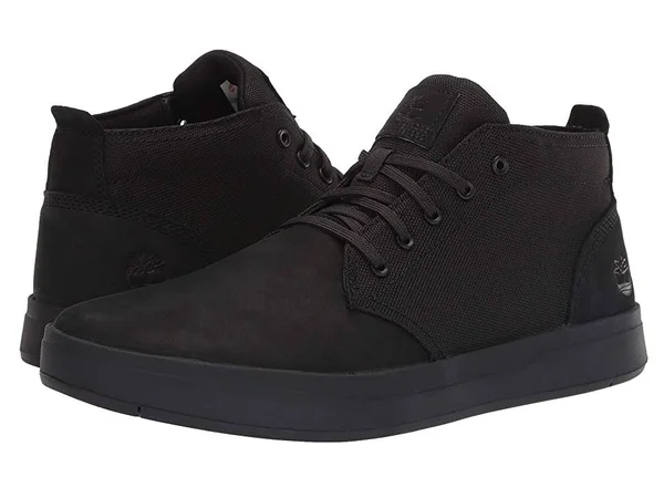 Timberland Davis Square Canvas/Leather Chukka 14 Men's Black