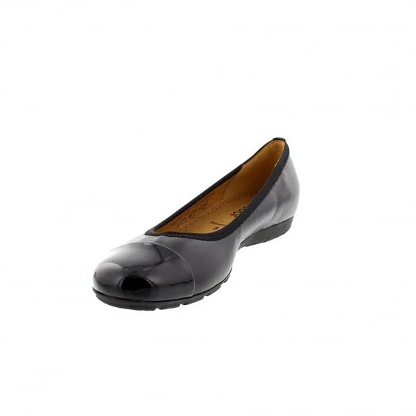 Gabor Raspa 64-161-57 Black Leather 5 UK Womens Pumps