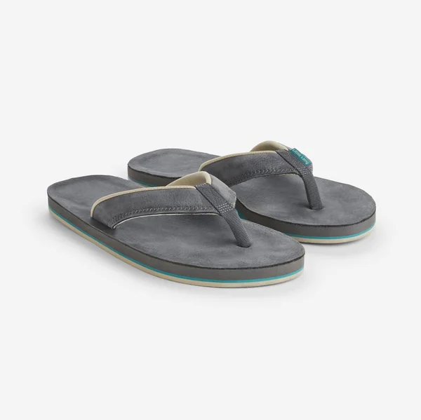 Hari Mari Men's Pier Flip-Flop Sandals Gray Size - 9