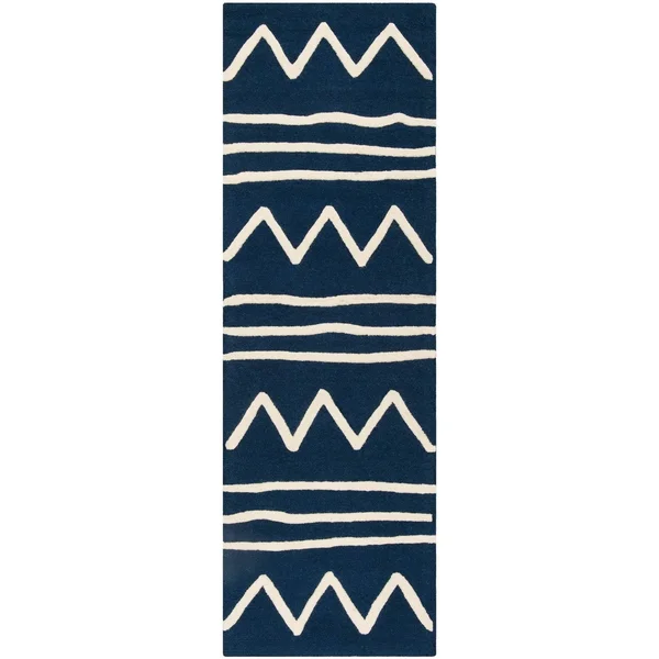 Safavieh Kids Navy/Ivory 8 ft. x 10 ft. Geometric Area Rug