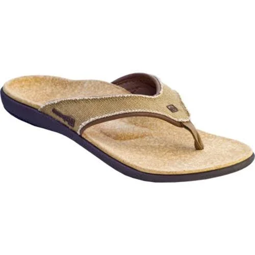 Spenco Women's Yumi Sandal, Straw/Java/Cork