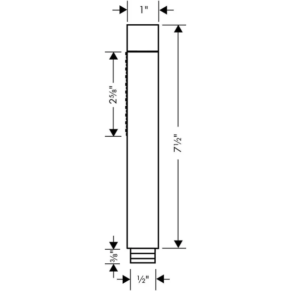 Axor 04486000 Starck Handshower Chrome