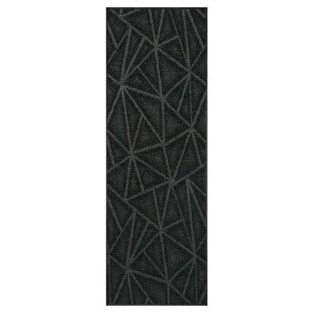 Furnish My Place Indoor/Outdoor Rug Black 2' x 50' Made in USA, Area Rugs Great for Kids, Pets, Event, Wedding
