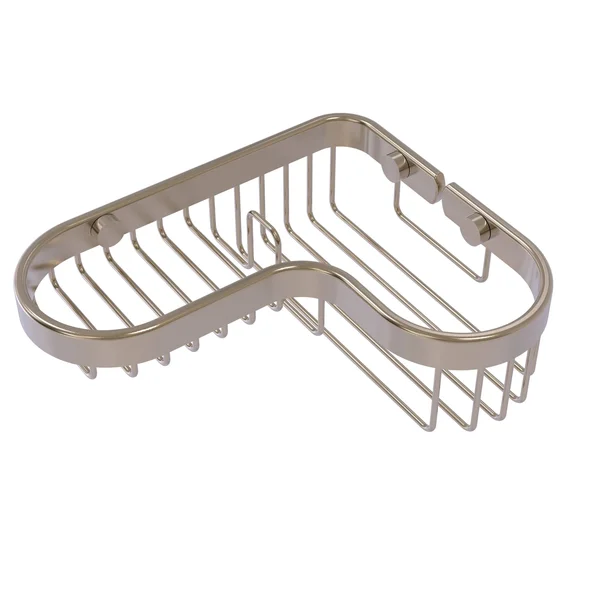 Allied Brass Bsk-225la Corner Combination Shower Basket - Matte White