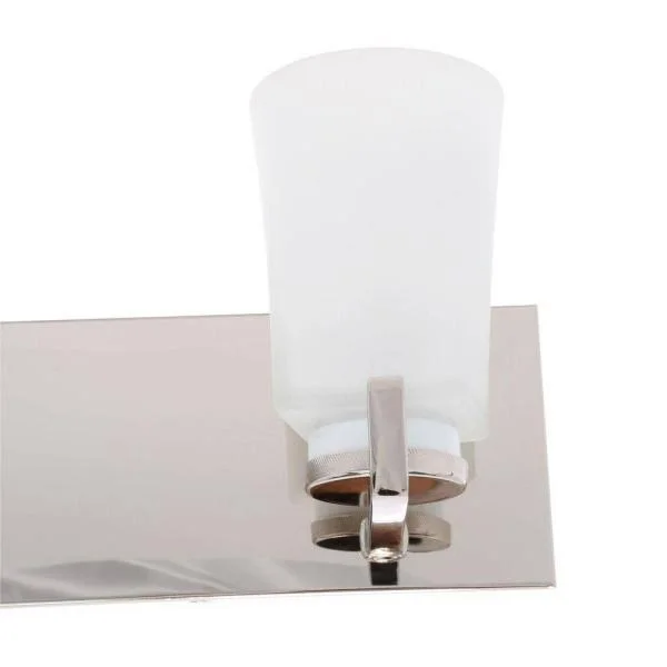 Hampton Bay - 15233, Wellman 3-Light Polished Nickel Bath Light
