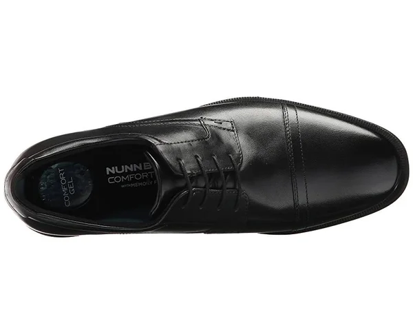 Men's Nunn Bush Dixon Cap Toe Oxford - Black - Size 8.5