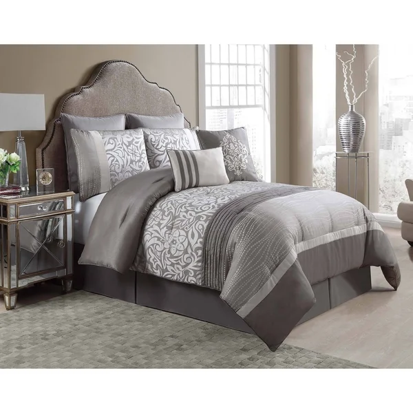 Vcny Arcadia 8-Piece Comforter Set, Queen