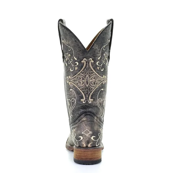 Corral Women's L5078 Circle G Embroidery Leather Cowgirl Boots