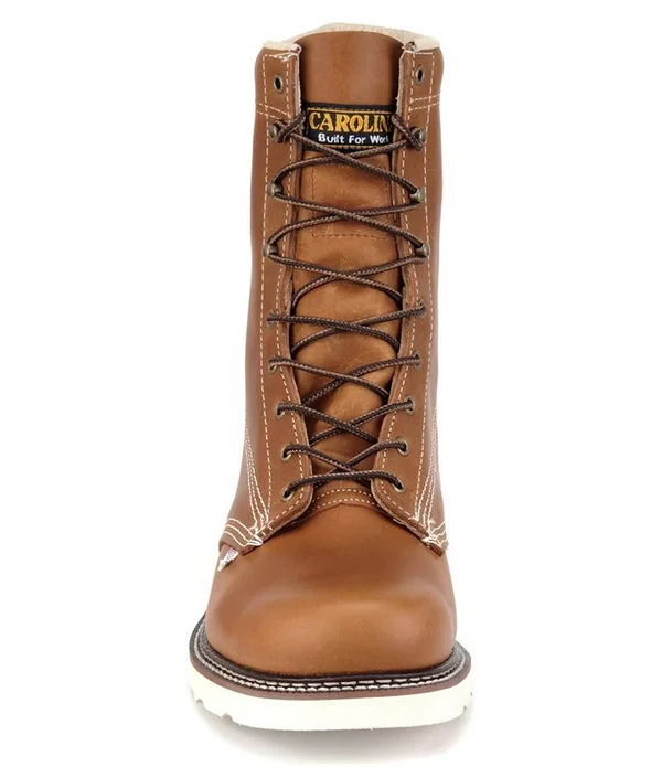 Carolina Men's 8x22 Domestic Wedge Work Boot (Tobacco) - 10.5 - D