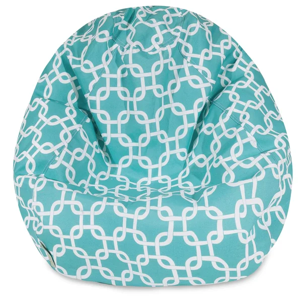 Majestic Home Goods Links Classic Bean Bag Small Teal