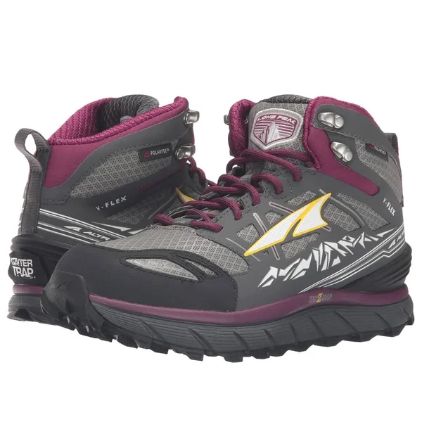 Altra Lone Peak 3.0 Mid Neo Shoe - Women's Gray/Purple 12