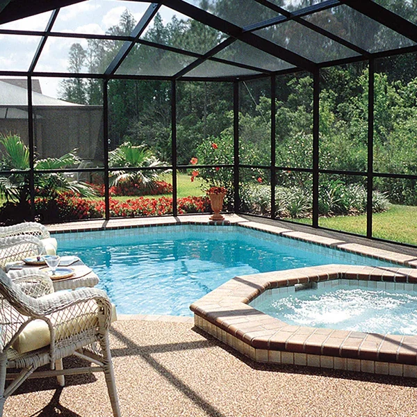 Adfors Premium Pool and Patio Screen, 48x22 x 100&, Charcoal