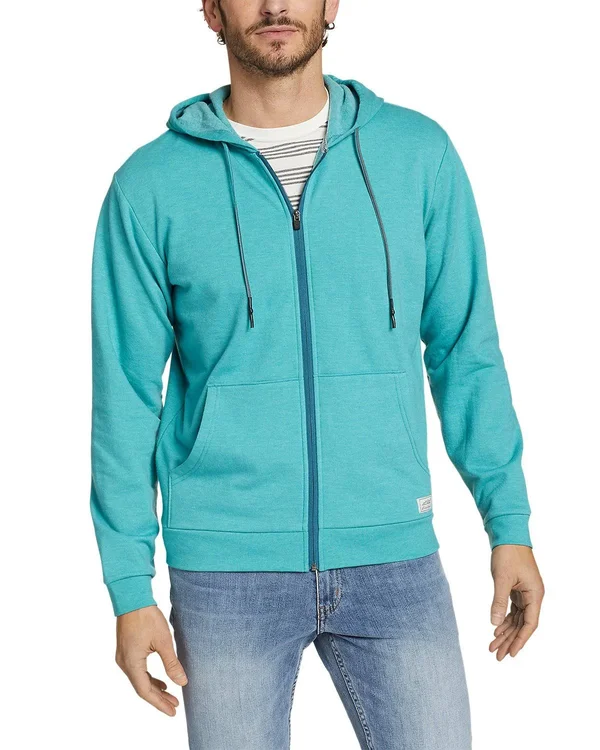 Eddie Bauer Men's Camp Fleece Full-Zip Hoodie - Green - XL