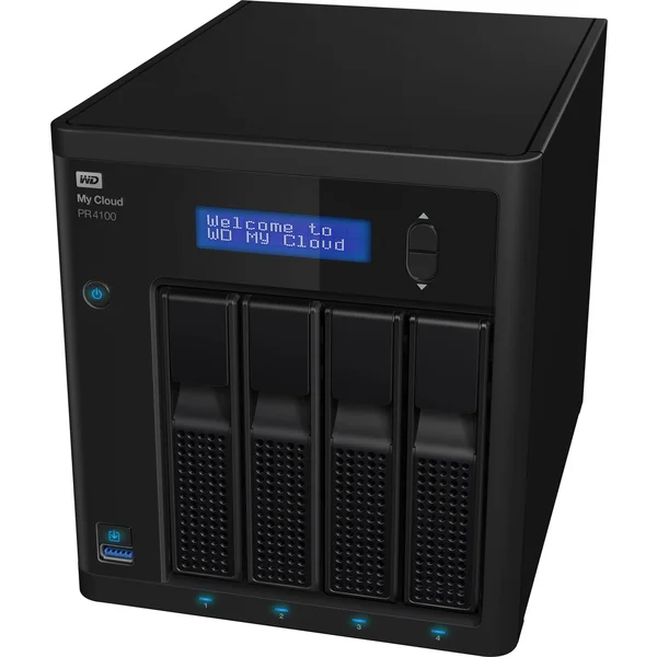 WD My Cloud PR4100 WDBNFA0160KBK 4-Bay NAS Server - 4 x 4 TB