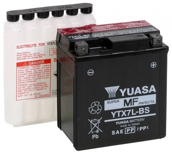 Yuasa Yuasa Ytx7l-bs Motorcycle Battery