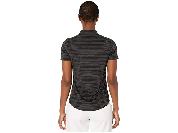 Adidas Women's Microdot Polo Size XS, Black/White