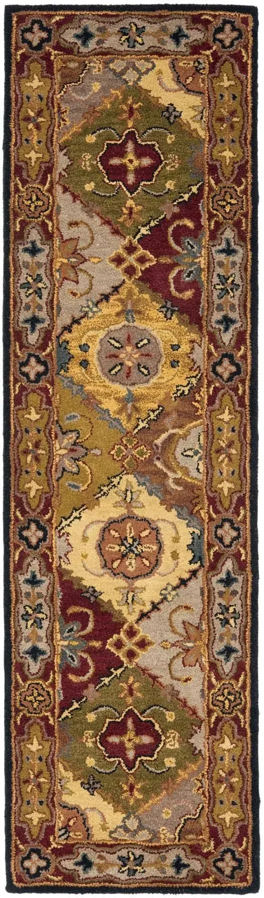 Safavieh Heritage HG512B 2&3x22 x 16&0x22 Runner Multi - Red Area Rug