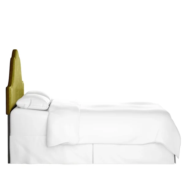 California King Zinnia Arched Headboard Green Velvet - Opalhouse