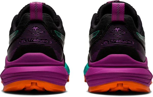 Asics Gel Trabuco 9 Womens Trail Running Shoes - Black-6.5