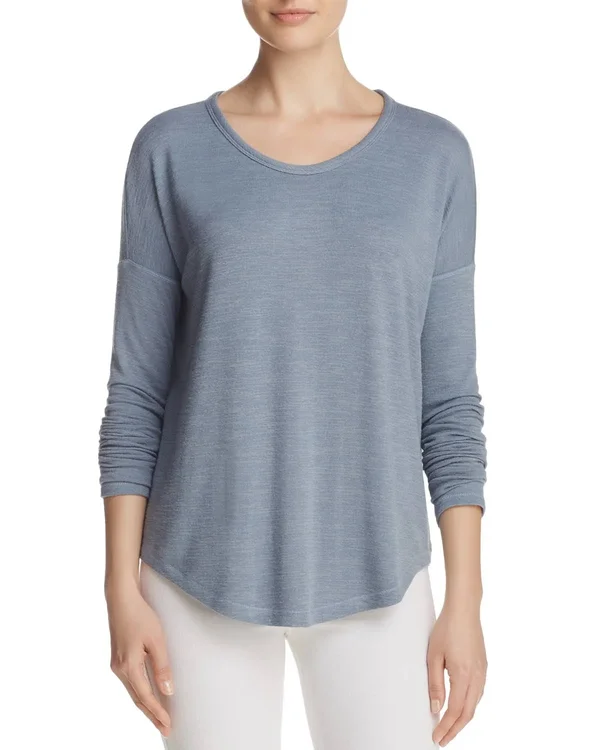 Rag & Bone Hudson Long Sleeve Tee x Small - Black