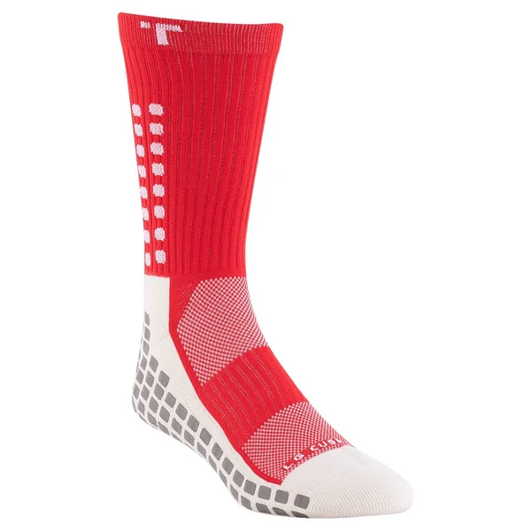 Trusox 3.0 Cushion Crew Socks - Red - L